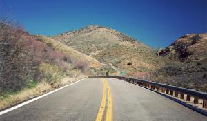 The road from Winkelman to Globe