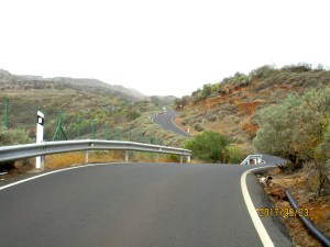 Pico las Nieves road
